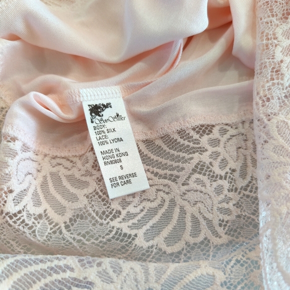 Elegant Pink Lace Trim Camisole - Picture 5 of 5